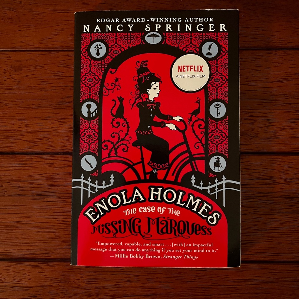 Signed Enola Holmes - The Case of the Missing Marquess (See Photos/Description)